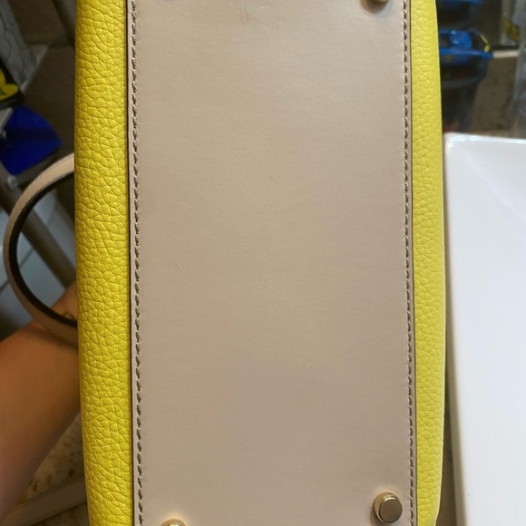 Kate Spade Houston Street Leo Satchel Crossbody Yellow Two Toned Limonce… - Picture 12 of 12